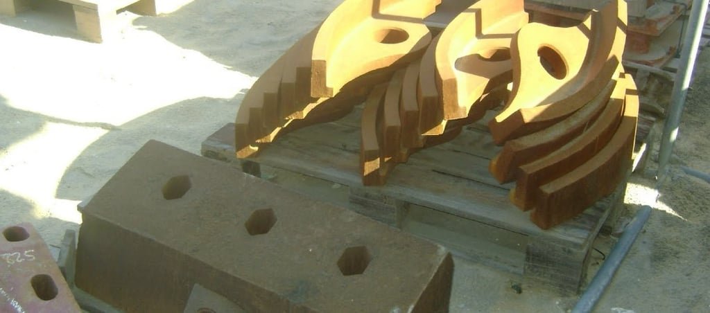 VSI anvil manufactured by Melco Precisions