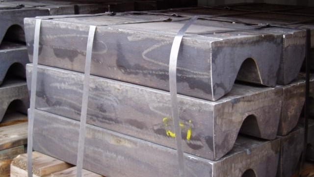 Impact crusher blow bars manufactured by Melco Precisions