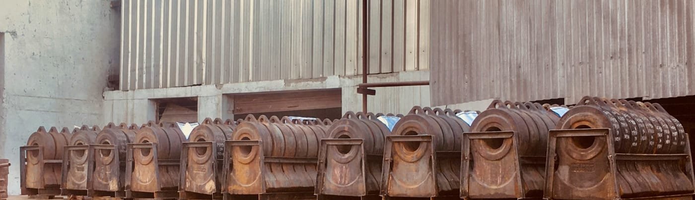Shredder hammers manufactured by Melco Precisions for metal shredders