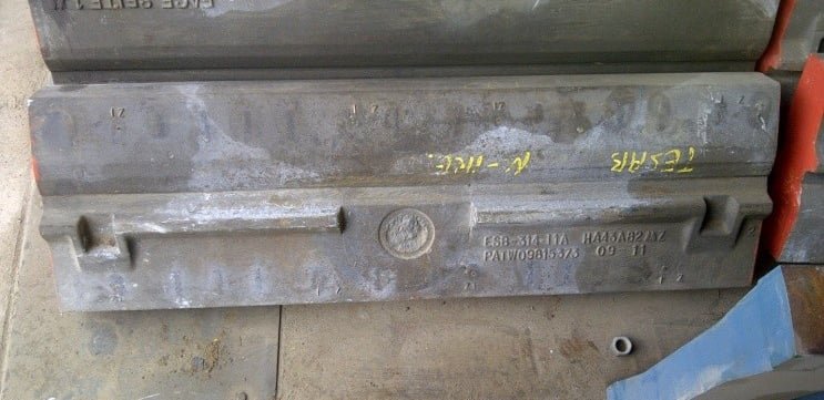 Blow bars for Stedman, Eagle, Metso and Astec crushers